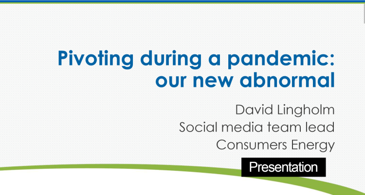 Consumers Energy Social Media Covid 19 response